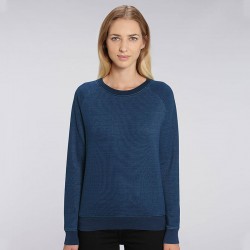 Sustainable & Organic Sweatshirts Women's Stella Tripster denim crew neck sweatshirt (STSW147) Adults  Ecological STANLEY/STELLA brand wear