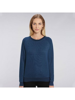 Sustainable & Organic Sweatshirts Women's Stella Tripster denim crew neck sweatshirt (STSW147) Adults  Ecological STANLEY/STELLA brand wear