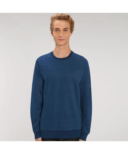 Sustainable & Organic Sweatshirts Stanley Stroller denim crew neck sweatshirt (STSM568) Adults  Ecological STANLEY/STELLA brand wear