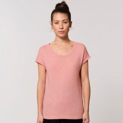 Sustainable & Organic T-Shirts Women's Stella Rounders slub rolled sleeve slub t-shirt (STTW112) Adults  Ecological STANLEY/STELLA brand wear