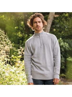 Sustainable & Organic Sweatshirts Wakhan ¼ regen zip knit sweater Adults  Ecological AWDis Ecologie brand wear