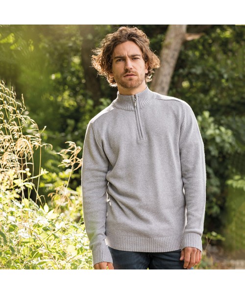 Sustainable & Organic Sweatshirts Wakhan ¼ regen zip knit sweater Adults  Ecological AWDis Ecologie brand wear