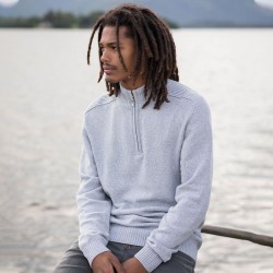 Sustainable & Organic Sweatshirts Wakhan ¼ regen zip knit sweater Adults  Ecological AWDis Ecologie brand wear