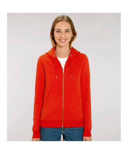 Sustainable & Organic Sweatshirts Women's Stella Editor iconic zip-thru hoodie sweatshirt (STSW149) Adults  Ecological STANLEY/STELLA brand wear