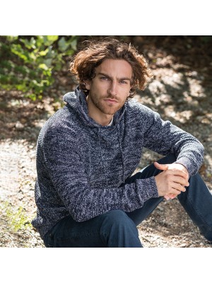 Sustainable & Organic Hoodie Iguazu regen knitted hoodie Adults  Ecological AWDis Ecologie brand wear