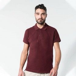 Sustainable & Organic Polos Organic piqué short sleeve polo shirt Adults  Ecological KARIBAN brand wear