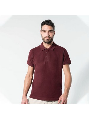 Sustainable & Organic Polos Organic piqué short sleeve polo shirt Adults  Ecological KARIBAN brand wear