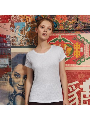 Sustainable & Organic T-Shirts B&C Inspire slub T /women Adults  Ecological B&C Collection brand wear