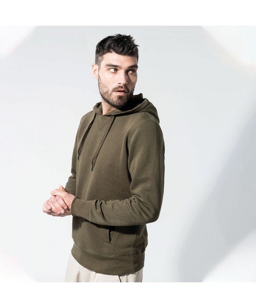 Sustainable & Organic Hoodie Organic hoodie Adults  Ecological KARIBAN brand wear