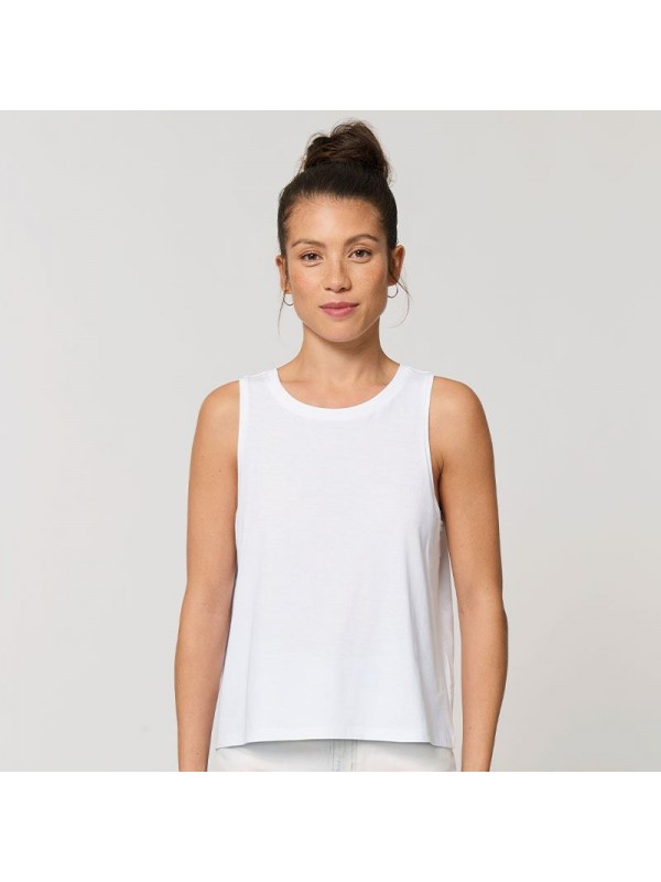 Sustainable & Organic Vest Women's Stella Dancer crop tank top (STTW038 ...