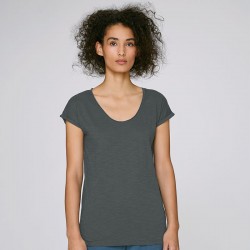 Sustainable & Organic T-Shirts Women's Stella Invents slub v-neck raw edge t-shirt (STTW145) Adults  Ecological STANLEY/STELLA brand wear