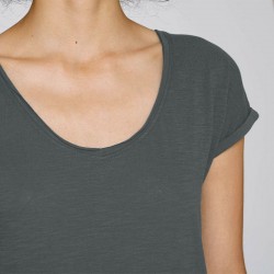 Sustainable & Organic T-Shirts Women's Stella Invents slub v-neck raw edge t-shirt (STTW145) Adults  Ecological STANLEY/STELLA brand wear