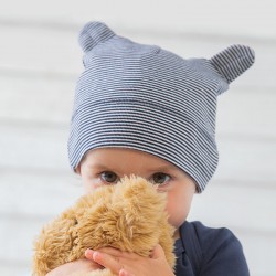 Sustainable & Organic Babywear Little hat with ears Kids  Ecological BABYBUGZ brand wear