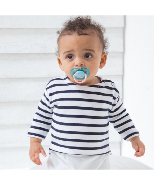 Sustainable & Organic Babywear Baby Breton top Kids  Ecological BABYBUGZ brand wear