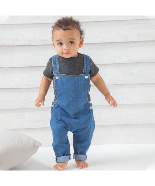 Sustainable & Organic Babywear Baby Rocks denim dungarees Kids  Ecological BABYBUGZ brand wear