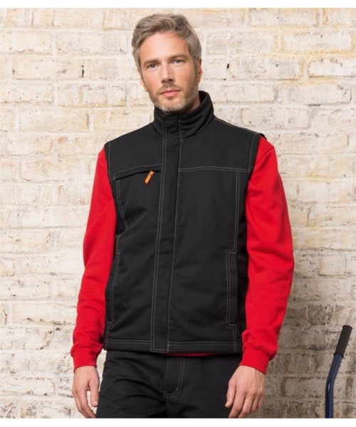 Plain WORKER PRO BODYWARMER SOLS