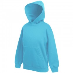 Plain Classic 80/20 kids hooded sweatshirt Fruit Of The Loom 280 GSM