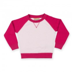 Plain Toddlers Sweatshirt Contrast Larkwood 280 GSM