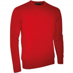 Plain Lambswool crew neck sweater Glenmuir1891 15 Gauge GSM