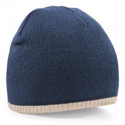 Beanie knitted hat Two-tone Beechfield Headwear 