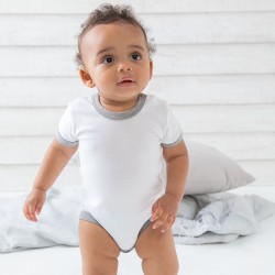 Sustainable & Organic Babywear Ringer bodysuit Kids  Ecological BABYBUGZ brand wear