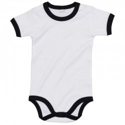 Sustainable & Organic Babywear Ringer bodysuit Kids  Ecological BABYBUGZ brand wear