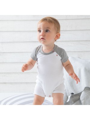 Sustainable & Organic Babywear Baby baseball playsuit Kids  Ecological BABYBUGZ brand wear