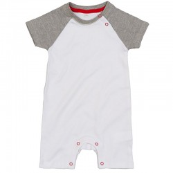 Sustainable & Organic Babywear Baby baseball playsuit Kids  Ecological BABYBUGZ brand wear