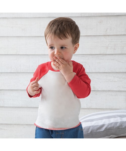 Sustainable & Organic Babywear Baby baseball T Kids  Ecological BABYBUGZ brand wear