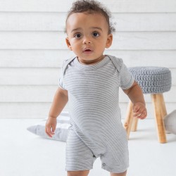 Sustainable & Organic Babywear Baby striped playsuit Kids  Ecological BABYBUGZ brand wear