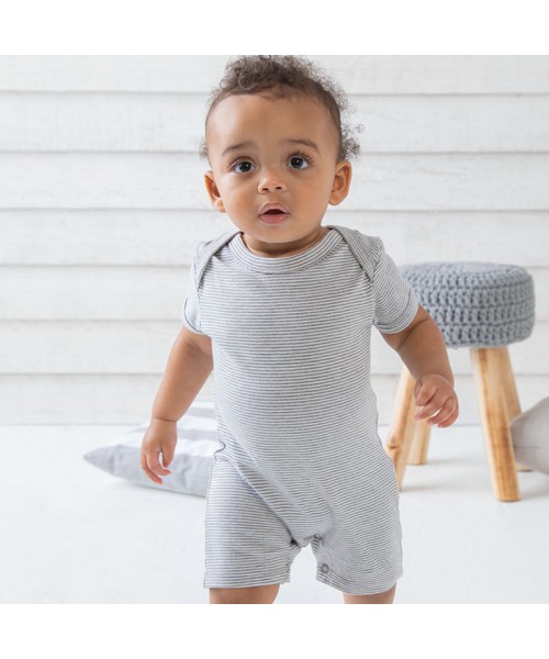 Sustainable & Organic Babywear Baby striped playsuit Kids  Ecological BABYBUGZ brand wear