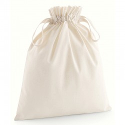 Sustainable & Organic Bags Organic cotton drawcord bag   Ecological Westford Mill brand wear