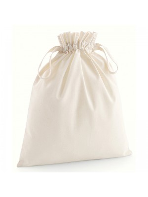 Sustainable & Organic Bags Organic cotton drawcord bag   Ecological Westford Mill brand wear