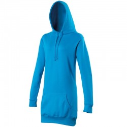Plain hoodie Girlie longline Awdis 280 GSM