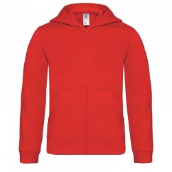 Plain Hooded  full-zip /kids B&C 280 GSM