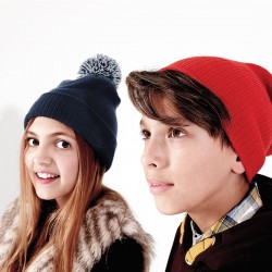 Duo Beanie Junior Snowstar Beechfield Headwear 