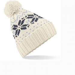 Beanie Fair Isle Snowstar Beechfield Headwear 