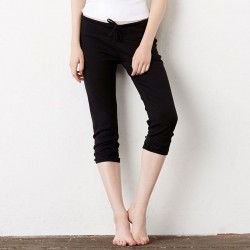 Plain Women's capri scrunch pant Bella +Canvas 155 GSM