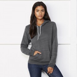 Plain Unisex polycotton fleece pullover hoodie Bella+Canvas 240 GSM