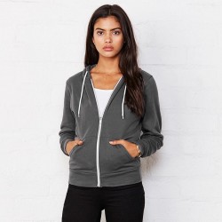 Plain Hoodie Unisex Full Zip Bella Canvas 240 GSM