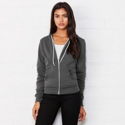 Plain Hoodie Unisex Full Zip Bella Canvas 240 GSM