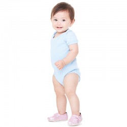 Plain Baby Rib Short Sleeve One Piece Bella 195 GSM