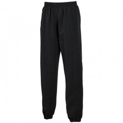 Plain Lined Cuff Microfibre Track Pant Kids Finden and Hales 130 GSM