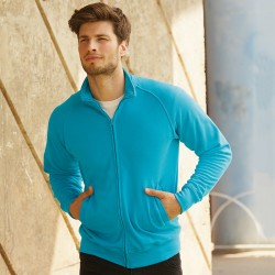 Plain Sweat Jacket Lightweight Fruit Of The Loom 240 GSM