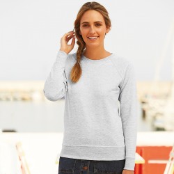 LADY FIT LIGHTWEIGHT RAGLAN SWEATSHIRT Fruit of the Loom 240 GSM