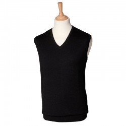 Plain Sweater Lightweight Sleeveless V Neck Henbury 290 GSM