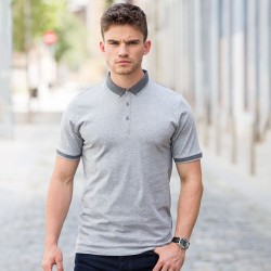 Plain Polo Shirt Men Contrast Fashion Jersey Skinnifit 180 GSM