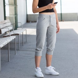 Plain Jog Pants 3/4 Ladies Skinnifit 280 GSM