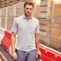 Plain Polo Shirt Pique Russell 215 GSM