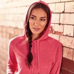 Plain Women's HD hooded sweatshirt Russell 250 GSM